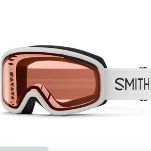 Smith ski goggles white and barely worn - pink lense